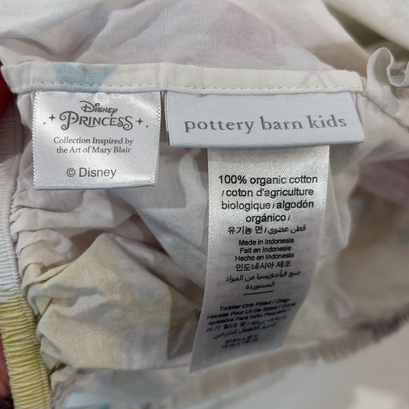 Pottery Barn Emily & Merritt Blush Crib Skirt & Sheet Set - Picture 10 of 10